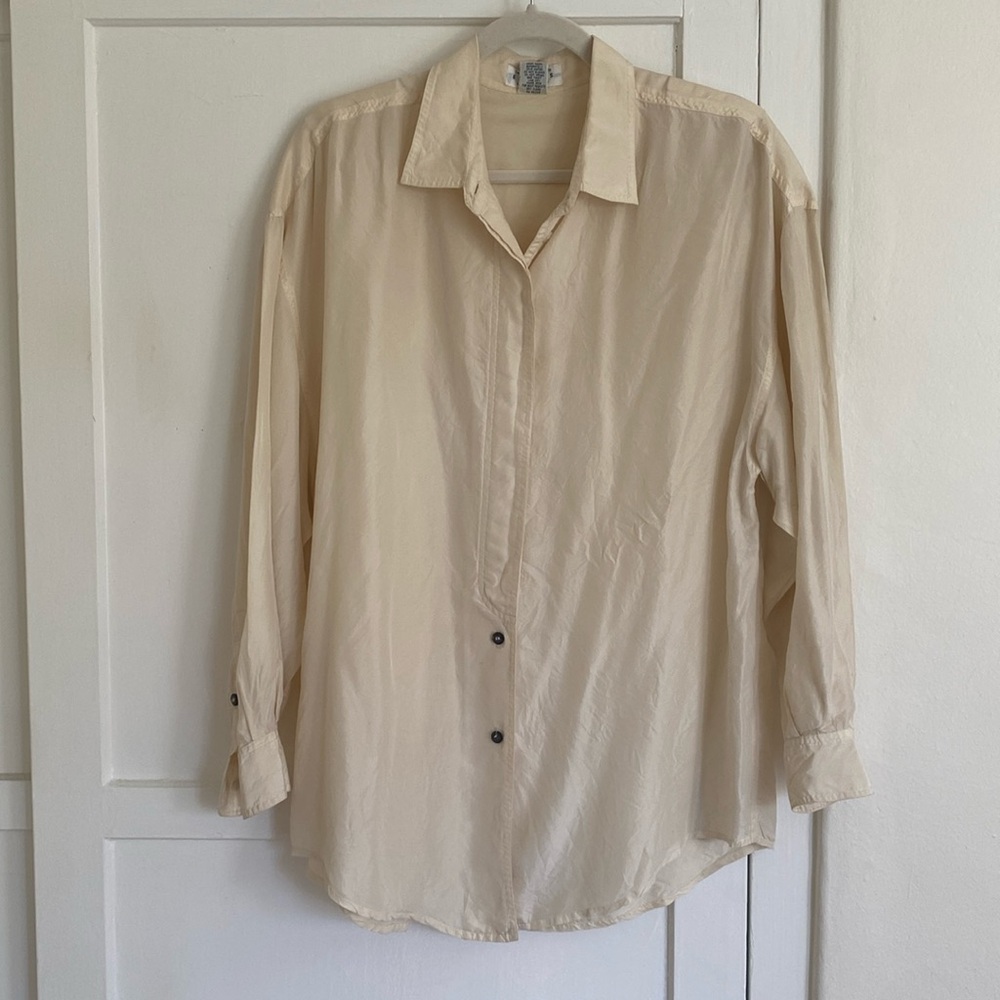 Vintage Express Silk Button Down